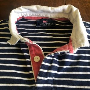 Vineyard Vines Johns Island Stripe Rugby Shirt S